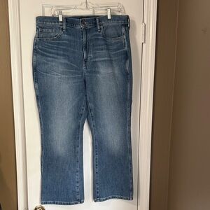 Banana Republic Light Cropped Boot Cut Leg Jeans